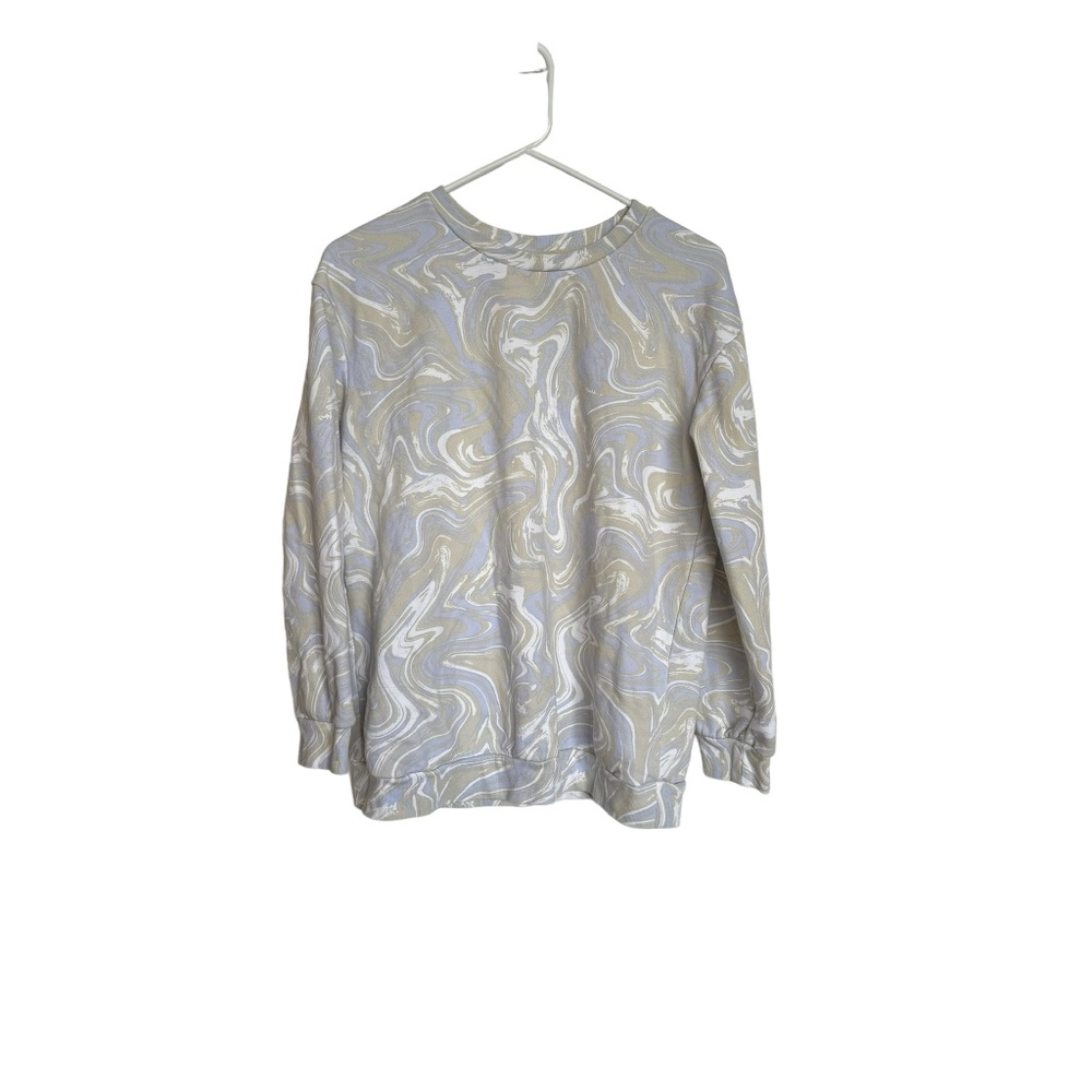 Art Class Marbled Pattern Hooded Sweatshirt Hoodie Women’s Size XL (14-16)